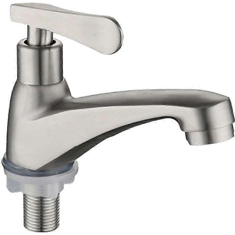 Robinet d'eau froide en acier inoxydable 304 pour lavabo de salle de bain (modèle Fg) (1/5)