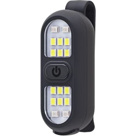 Lot de 1 Lampes de Course à Pied à Clipser Rechargeables lumière de sécurité pour Coureurs Lampe de Poche Mains Libres Lampe de Travail LED Clignotante Clignotant Jogging Promenade Cam (1/4)