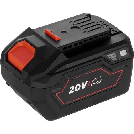Batería Li-Ion Dnipro-M BP-260 20V 6.0Ah, Recubrimiento de Goma, Protección Sobrecarga/Sobredescarga, Compatible DM20, Sin Cargador (1/4)
