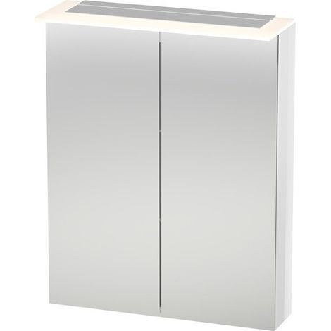 Armoire miroir Duravit X-LARGE 138x600x760mm noir haute brillance
