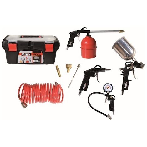 Kit aerográfico para compresor 8 pzas CEVIK CAKIT8PRO