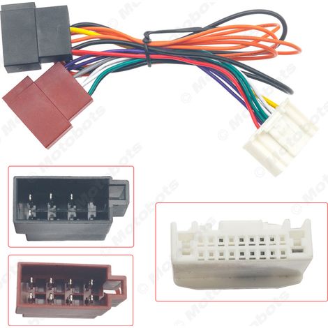 Câble ISO double extrémité pour voiture, connexion sans perte, compatible avec les câbles de modification audio Nissan/Subaru/Opel Movano (1/4)