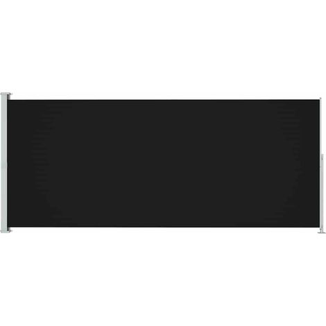 vidaXL Tenda Laterale Retrattile per Patio 180x500 cm Nera