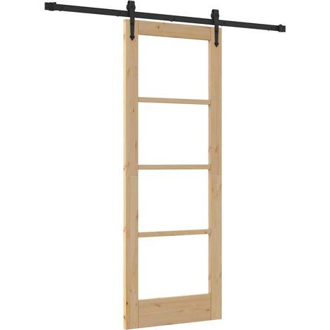 Maison Exclusive - Schiebetür Natur 73,5 x 198,5 cm Massivholz Ki