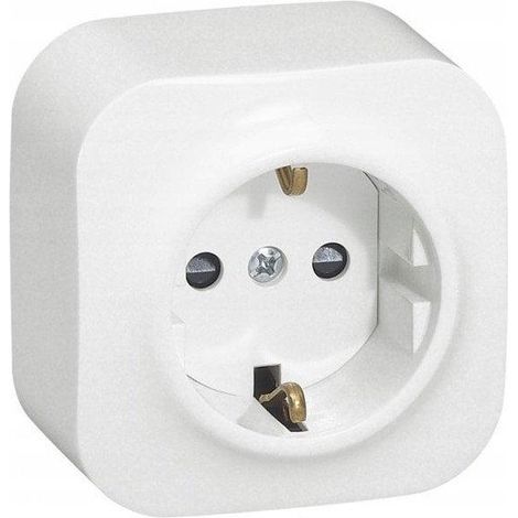 Legrand Prise Standard Allemande 2P+E Blanc