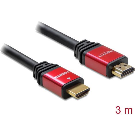 Câble de raccordement Delock 57903 3.00 m rouge/noir X10660 (1/4)