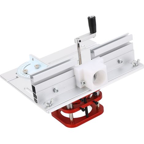 Decdeal Système de levage de Table de routeur, course de levage de 51mm, Kit manuel pour graver, rainurage, coupe, chanfreinage