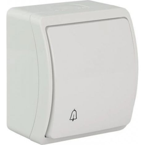 Koala-Knopf /Klingel/ n/t IP44 weiß VW 155-01 61.341