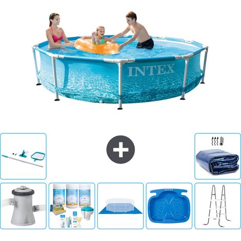 Intex Piscine Tubulaire Ronde - 305x76 cm - 8-pièces  S20385 (1/5)