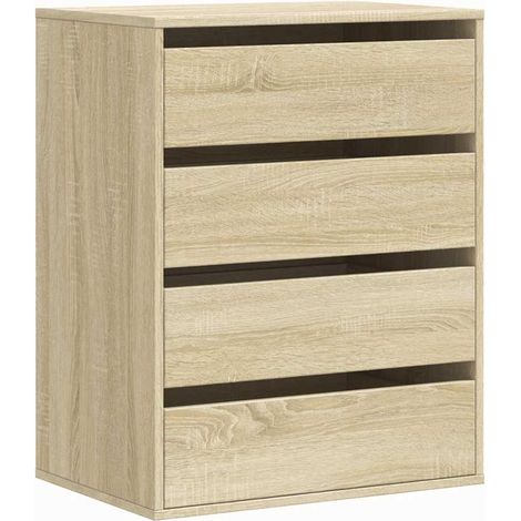 Maison Exclusive - Cassettiera Angolare Rovere Sonoma 60x41x76cm Legno Multistrato