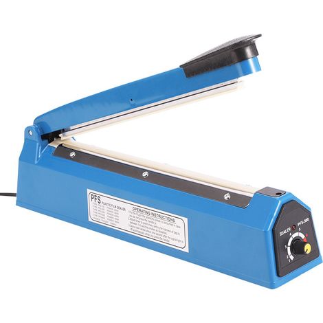 Machine à Sceller Thermique Impulse, Scelleuse PE/PP Manuelle pour Aliments, Étanchéité Hermétique (1/5)