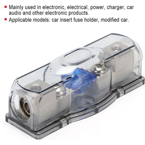 Mini scatola portafusibili ANL per autoradio, portafusibili, base per modifiche a camper furgonati (1/5)