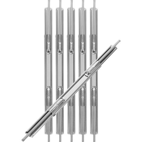Pinces à relier en fer argenté, lot de 6, grande capacité pour (1/5)