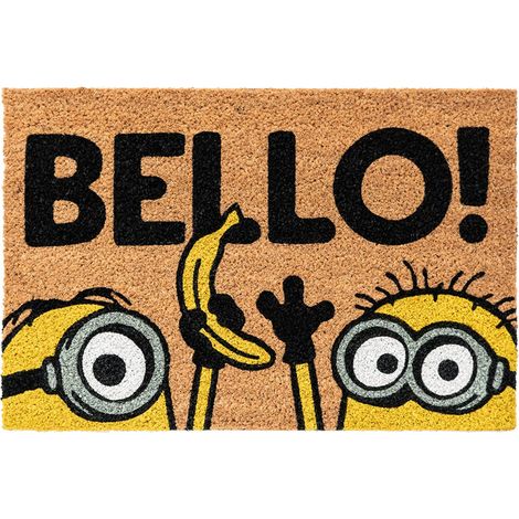 Grupo Erik, Zerbino Minions, Fabbricato con una Base in PVC Antiscivolo, 40x60cm (1/4)