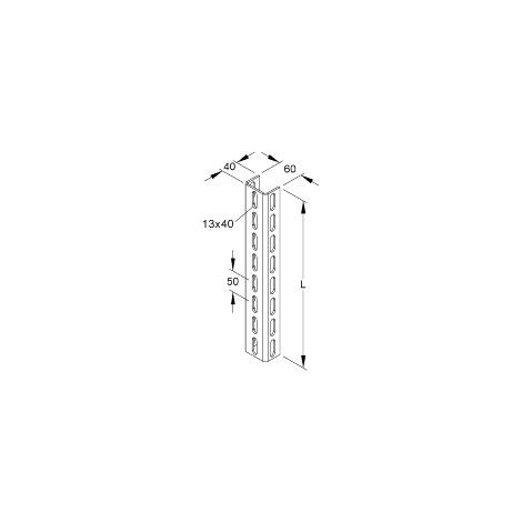 Niedax Profil U 6040/3000 F 3 Stk (1/2)