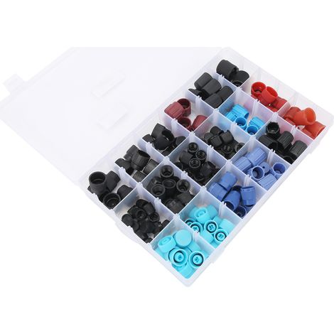 Kit de 170 bouchons de valve de climatisation automobile compatible avec les systèmes de climatisation Mercedes-Benz. (1/5)