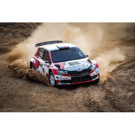Papier peint panoramique Auto / Voiture de course - Rallye Automobile - 130 cm x 87 cm (1/2)