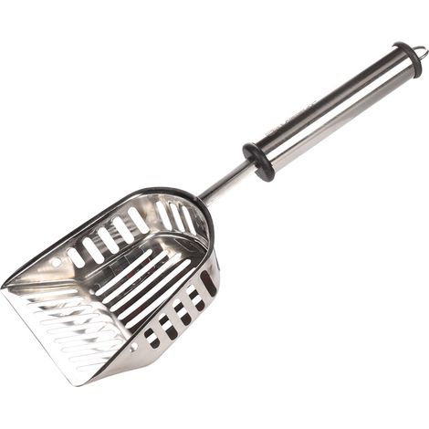 Pelle a litiere pour chat en acier inoxydable 31 cm Ian (1/3)