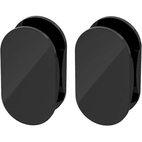 Set mit 2 universellen, selbstklebenden USB-Kabelaufwicklern aus Acryl, vielseitige Kabelorganisatoren und -halter, kompatibel mit 1-Meter-Kabeln, schwarz (1/5)