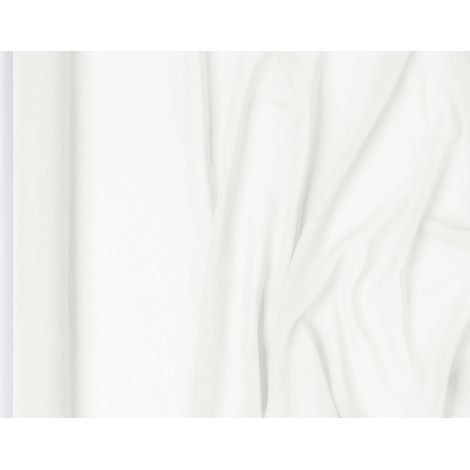 Runner da tavolo in chiffon, bianco sporco, 0,48 x 5 m (1/4)