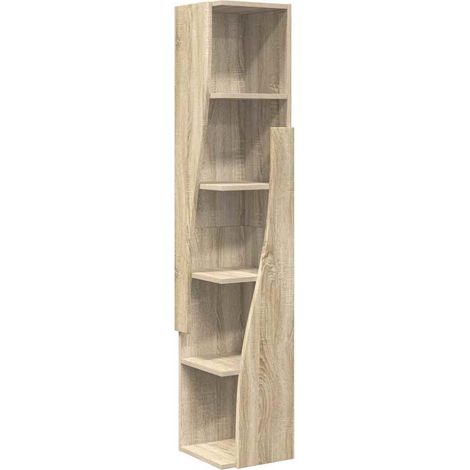 Eckschrank Sonoma-Eiche 27,5x27x140cm Holzwerkstoff vidaXL (1/5)