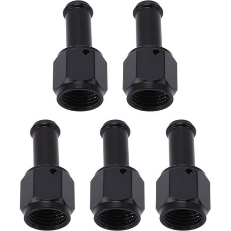 aqxreight 5pcs 6an Femelle à 5/16 Npt Barb Adaptateur d'ajustement en Aluminium Adaptateur de Fil Féminin à Mâle. (1/5)
