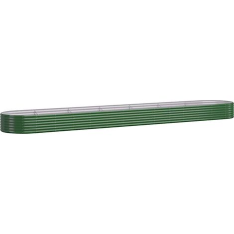 Maison Exclusive - Hochbeet Verzinkter Stahl 544x100x36 cm Grün (1/5)