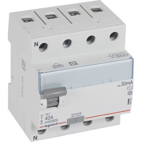 Interruptor diferencial TX3 4/40/30 corriente alterna (1/3)