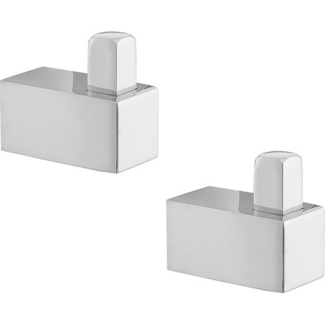 Multi set di due ganci da bagno, cromo (ELEMULTI-SET1)