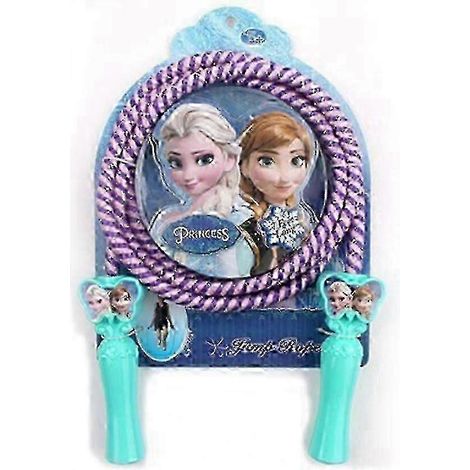 Corde à sauter tressée en nylon, idéale pour le fitness des enfants et des écoles, avec des poignées tendance sur le thème des princesses favorisant la coordination (2025) (1/5)