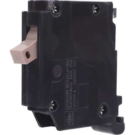 Disjoncteur 3/4 pouces boîtier moulé enfichable 1 pôle 30A 10 KAIC 120 240VAC avec protection magnétique thermique (1/5)