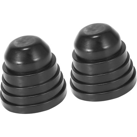 Car Rubber Headlight Dust Cover Caps 50mm 55mm 60mm 65mm Set of 2