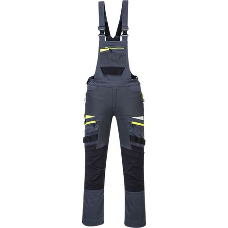Peto de trabajo de tejido elástico, mayor movimiento DX441 XXXL Gris metálico