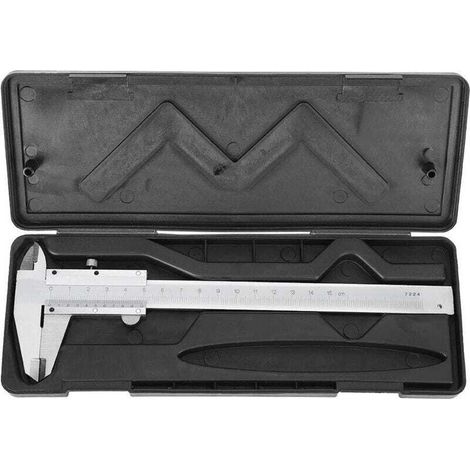 High-precision carbon steel metal caliper, professional vernier caliper for precise outside/inside/depth measurements, measuring tool (1/5)