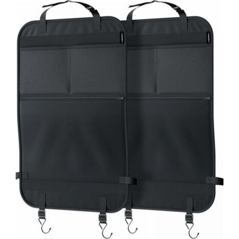 Organisateur de voiture, protecteurs de siège de voiture, kick mats pour siège auto (2 SET) (1/4)