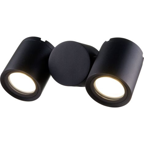 Lampada da parete Outdoor in Alluminio Wall Street Nero