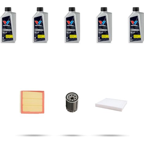 Kit tagliando 3 FILTRI e 5L OLIO compatibile con Subaru Impreza V 2.0i 113kw dal 2016 (1/5)