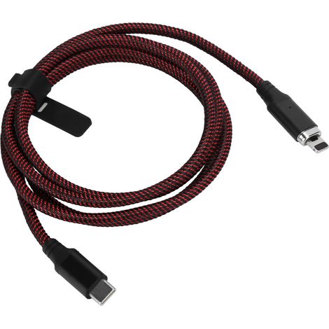 100W PD 1,2m Magnetisches Schnellladekabel für Typ-C-, Micro-USB- und iOS-Geräte (1/5)