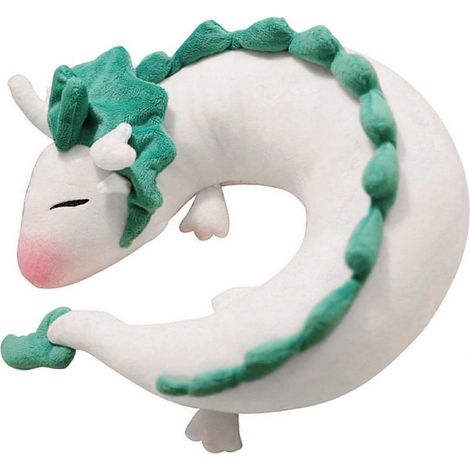 ForBEST Plüsch-Drachenkissen, niedliches und weiches weißes Drachendesign, ideal für Kinder (hellgrün). (1/5)