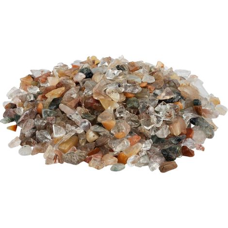 Mixte des Pierres Pierres Décoratives,Pierre Polies Cailloux Cristaux Décoration pour Maison Jardin,Lot de 460g (1/3)