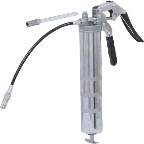 Sodise – Pistolet de graissage manuel 240 bar – Flexible 300mm – Remplissage cartouche et vrac – Pour graisse standard 400g