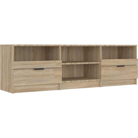 Maison Exclusive - TV-Schrank Sonoma-Eiche 150x33,5x45 cm Holzwer (1/5)