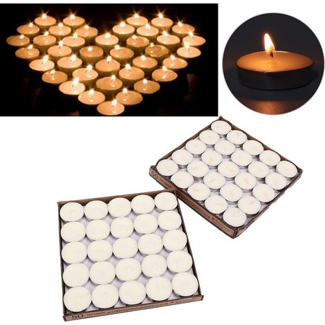 Bougies blanches artisanales pour cérémonies, fêtes et décoration maison - Relaxation et bien-être (1/5)