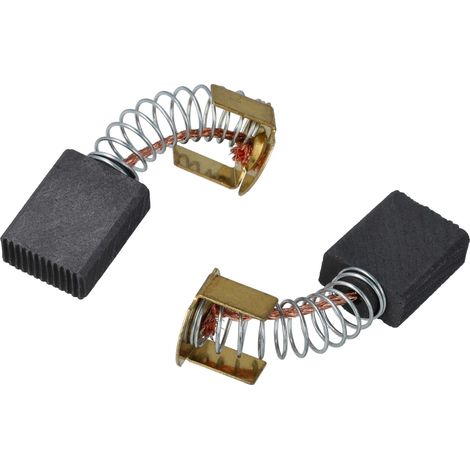 vhbw 2x spazzola carbone 6,5 x 13,5 x 17mm compatibile con Bosch PTS 10 MK I, 10 sega troncatrice, sega da banco
