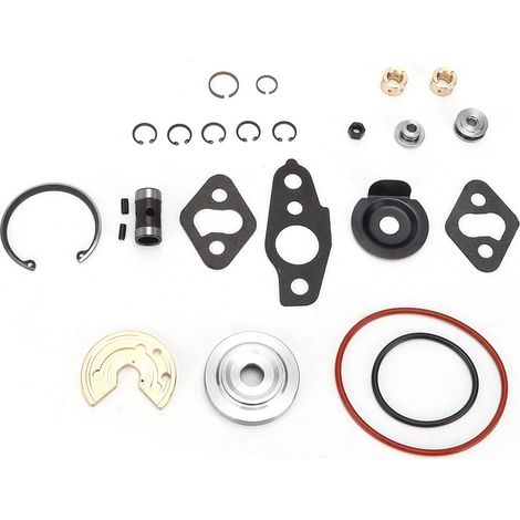 Kit de Reconstruction Améliorée de Réparation Turbo, Kit de Reconstruction de Turbocompresseur de Réparation de Turbocompresseur en Aluminium en Acier Inoxydable avec Accessoires pour la (1/5)