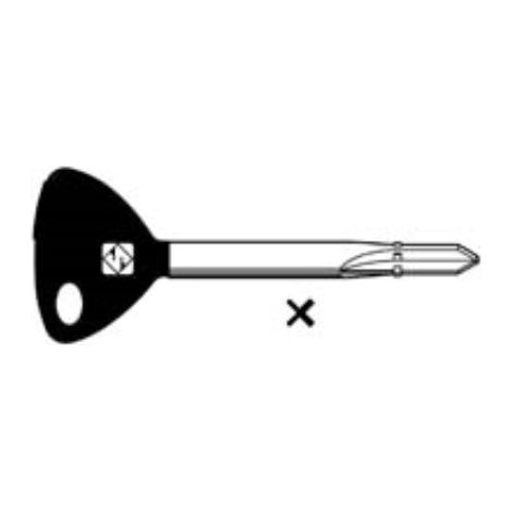 Chiavi a croce yale xy2p  - xy2p  5 pezzi Silca