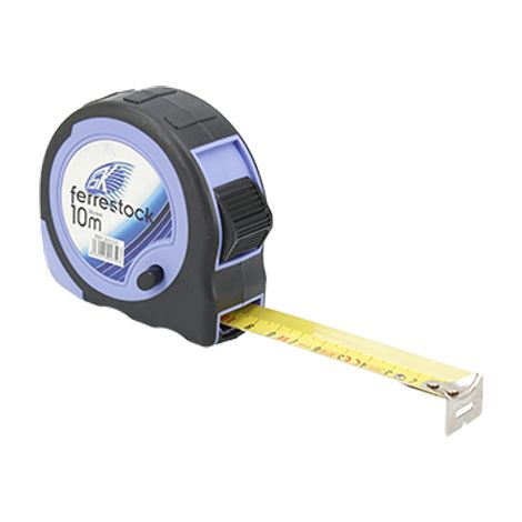 cinta métrica ferrestock 321025 10 m doble freno