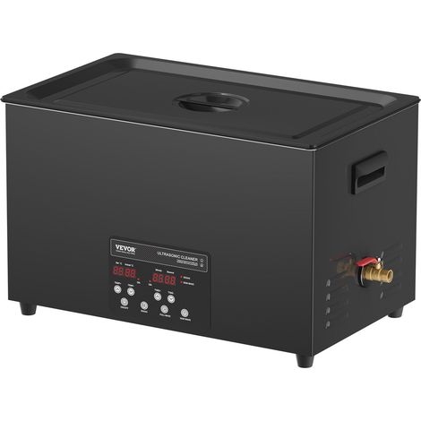 Nettoyeur sonique 30 L, machine de nettoyage à ultrasons numérique 600 W avec dégazage amélioré et mode doux, nettoyeur à ultrasons industriel 40 kHz avec minuterie et chauffage pour outils de bijoute (1/5)