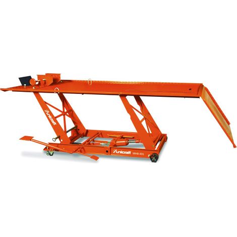 Plataforma Elevadora Hidroneumática para Motos 450 Kg MHB 455  UNICRAFT (1/2)