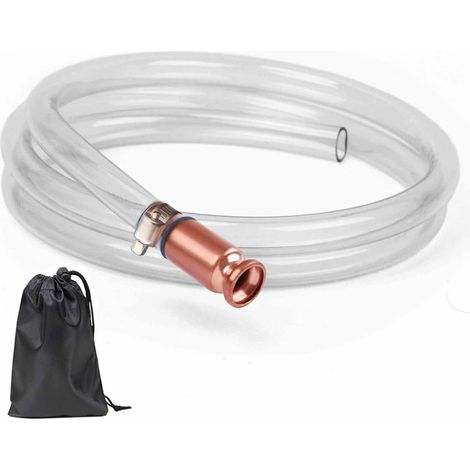 1 Tuyau Siphon Pompe Manuelle Cuivre Sans Plomb Transfert Liquide Essence Eau Bateau Voiture